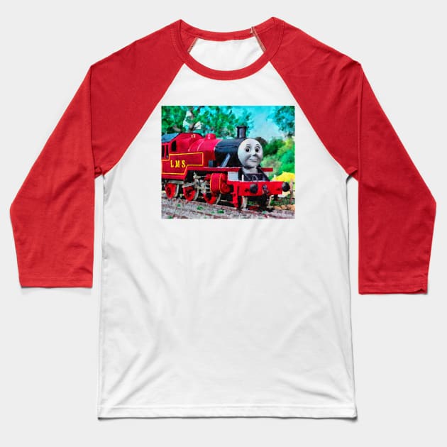 Thomas the tank engine Baseball T-Shirt by jsart2020